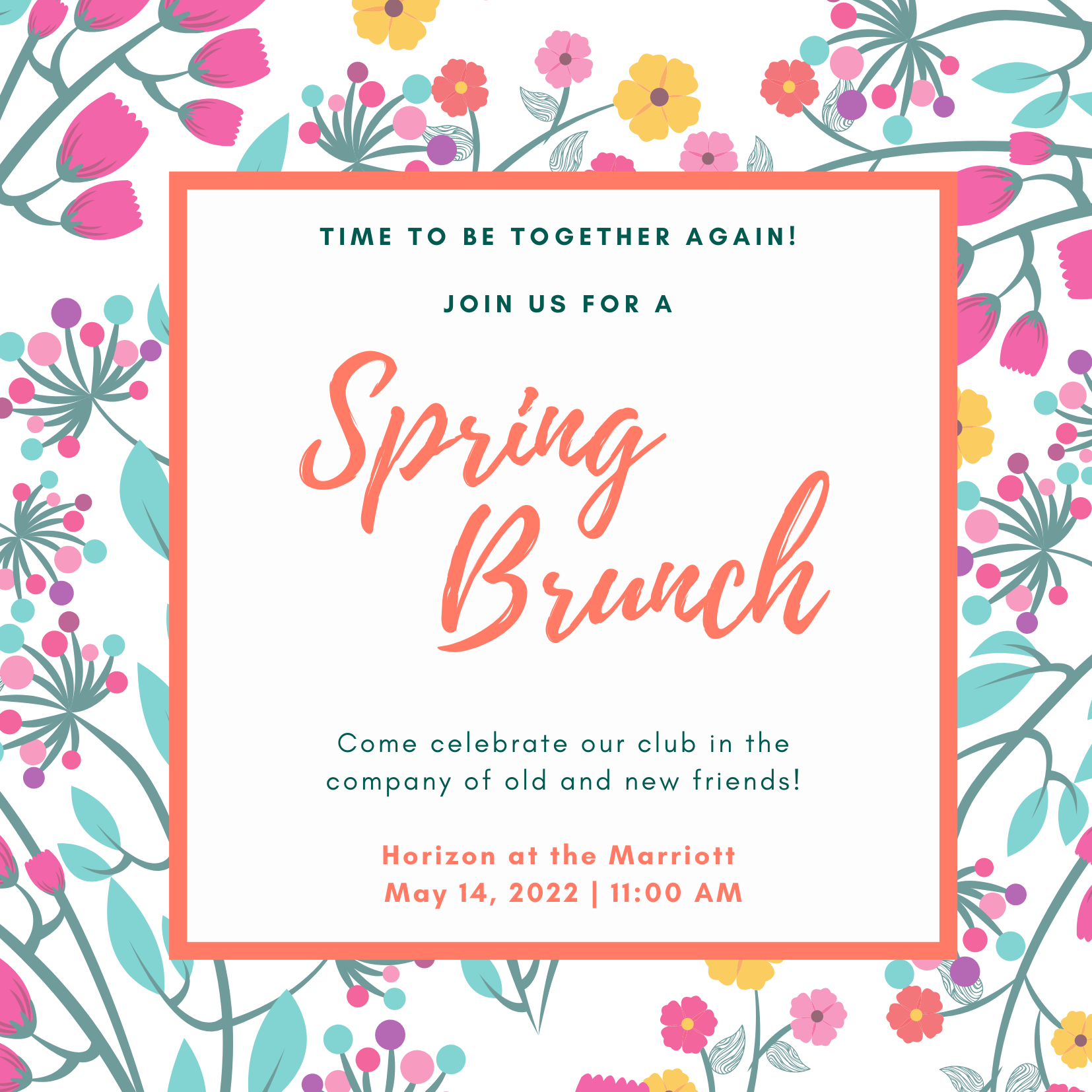 Spring Brunch Invitation