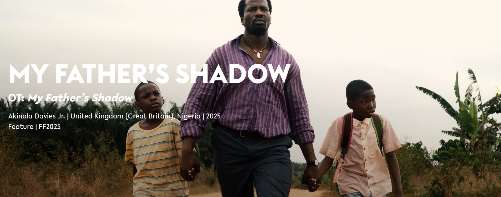 Filmfest HH Shadows of My Father October 3